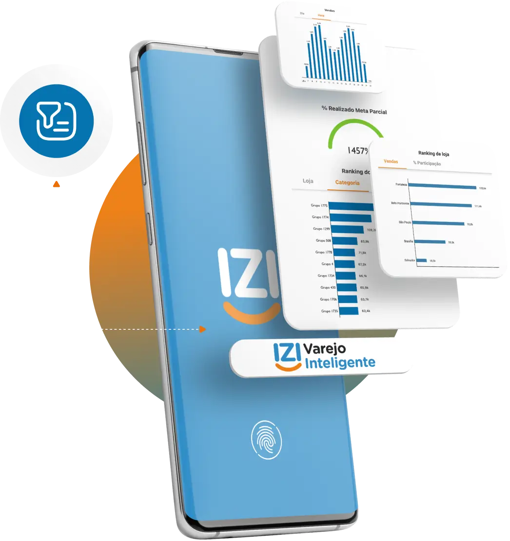 Indicadores para o varejo na palma da mão